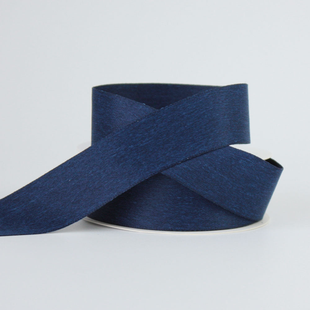 Navy Blue Cotton Ribbon