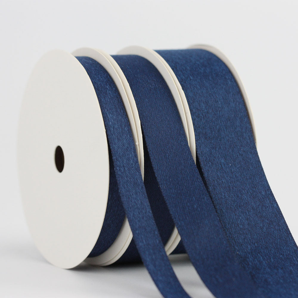 Navy Blue Cotton Ribbon